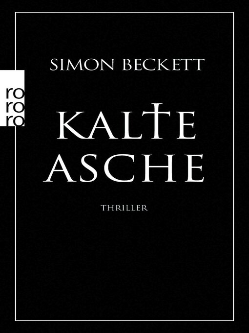 Cover image for Kalte Asche